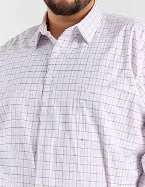 Camisa casual John Henry manga larga para hombre