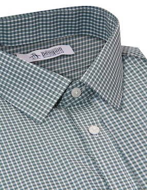 Camisa casual Original Penguin de bambú manga larga para hombre