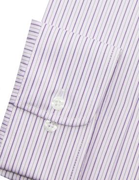 Camisa de vestir John Henry manga larga para hombre