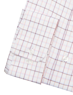 Camisa de vestir John Henry manga larga para hombre