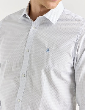 Camisa de vestir Original Penguin de bambú manga larga para hombre