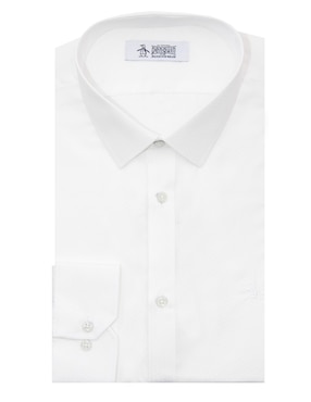 Camisa de vestir Original Penguin de Bambú manga larga para hombre