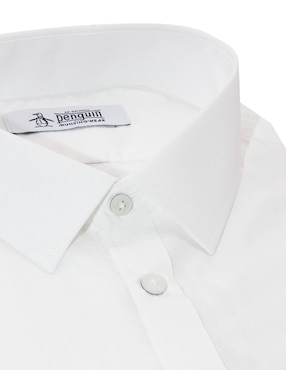 Camisa de vestir Original Penguin de Bambú manga larga para hombre