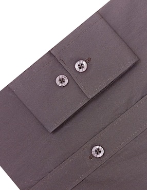 Camisa de vestir Jbe de algodón manga larga para hombre