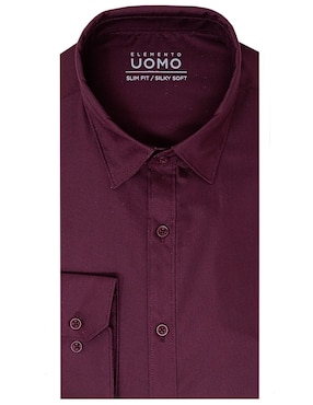 Camisa de vestir Elemento Uomo manga larga para hombre