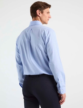 Camisa de vestir Brooks Brothers de algodón manga larga para hombre