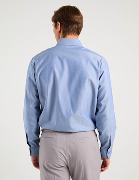 Camisa de vestir Brooks Brothers de algodón manga larga para hombre