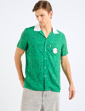 Camisa business casual Oppo Suits manga corta para hombre