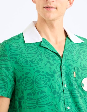 Camisa business casual Oppo Suits manga corta para hombre