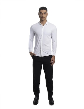 Camisa de vestir Boroni manga larga para hombre