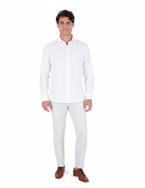 Camisa business casual Camasha manga larga para hombre