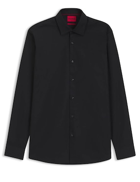 Camisa de vestir Hugo de algodón manga larga para hombre
