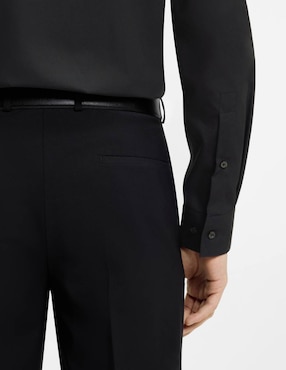 Camisa de vestir Hugo de algodón manga larga para hombre