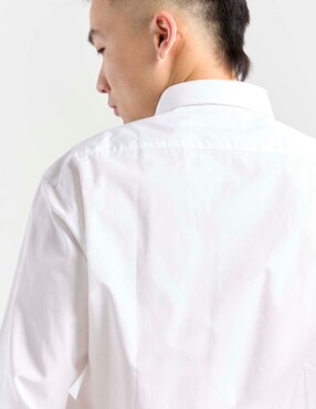 Camisa de vestir Hugo de algodón manga larga para hombre