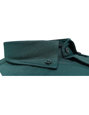 Camisa business casual Nautica de algodón manga larga para hombre