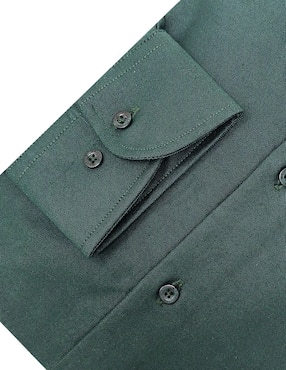 Camisa business casual Nautica de algodón manga larga para hombre