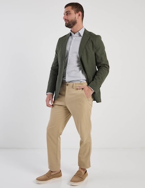 Camisa de vestir Scappino de algodón manga larga para hombre