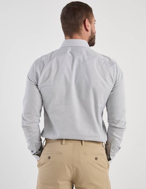 Camisa de vestir Scappino de algodón manga larga para hombre