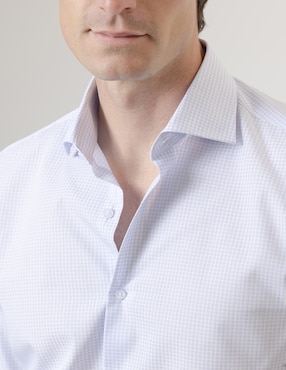 Camisa formal Puroego de algodón manga larga para hombre