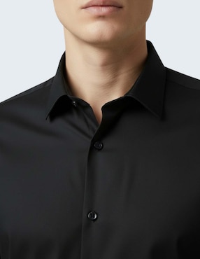 Camisa de vestir Ted Baker de algodón manga larga para hombre