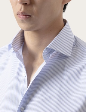 Camisa de vestir Puroego de algodón manga larga para hombre