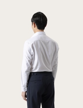 Camisa de vestir Puroego de algodón manga larga para hombre