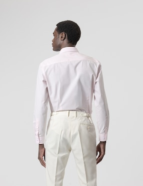 Camisa formal Puroego de algodón manga larga para hombre
