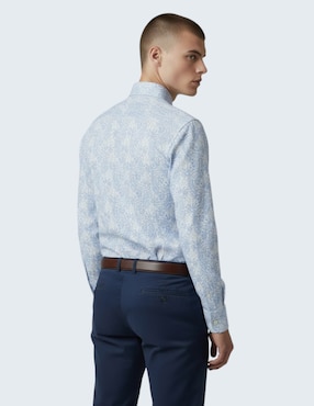 Camisa formal Ted Baker de algodón manga larga para hombre