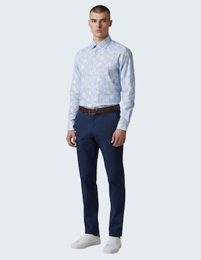 Camisa formal Ted Baker de algodón manga larga para hombre