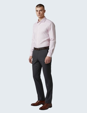 Camisa de vestir Ted Baker de algodón manga larga para hombre
