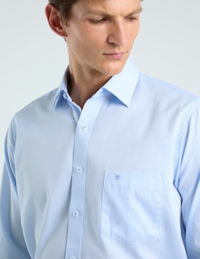 Camisa de vestir Manchester manga larga para hombre