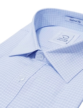 Camisa de vestir Oscar De La Renta manga larga para hombre
