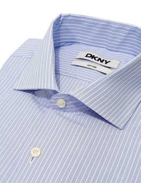 Camisa de vestir Dkny C de algodón manga larga para hombre