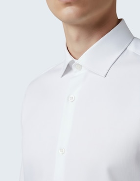 Camisa de vestir Kenneth Cole de algodón manga larga para hombre