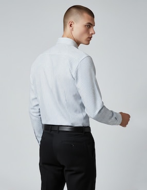 Camisa formal Oscar de La Renta manga larga para hombre