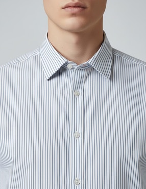 Camisa formal Oscar de La Renta manga larga para hombre