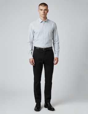 Camisa formal Oscar de La Renta manga larga para hombre