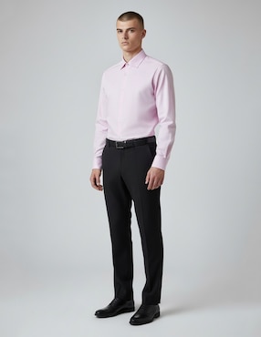 Camisa formal Oscar de La Renta manga larga para hombre