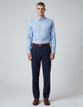 Camisa formal Oscar de La Renta manga larga para hombre