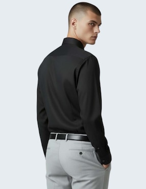 Camisa de vestir Kenneth Cole de algodón manga larga para hombre