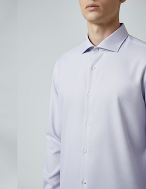 Camisa de vestir DKNY C de algodón manga larga para hombre