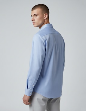 Camisa de vestir DKNY C de algodón manga larga para hombre