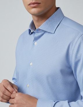 Camisa de vestir DKNY C de algodón manga larga para hombre