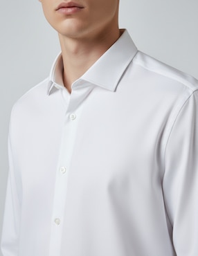 Camisa de vestir DKNY C de algodón manga larga para hombre