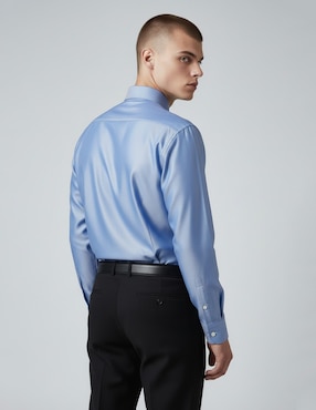 Camisa de vestir Oscar de la Renta manga larga para hombre