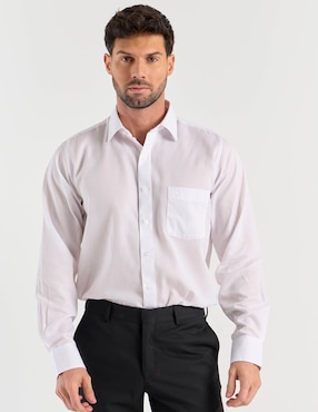 Camisa de vestir Manchester manga larga para hombre