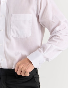 Camisa de vestir Manchester manga larga para hombre