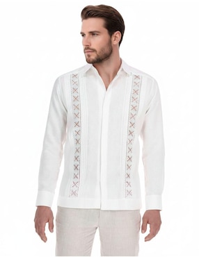 Guayabera manga larga Camasha para hombre