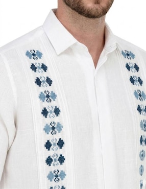 Guayabera manga larga Camasha para hombre