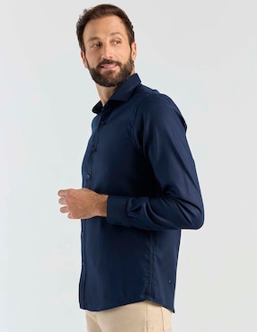 Camisa de vestir Jbe manga larga para hombre